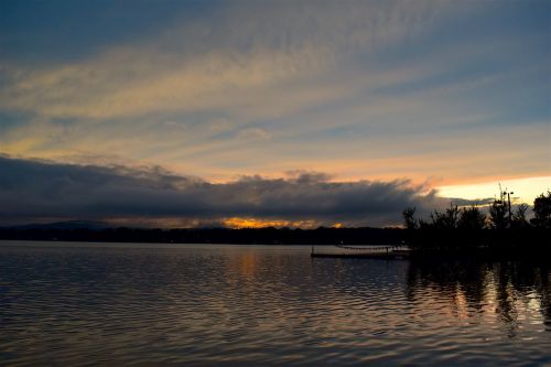 sunset clouds sky