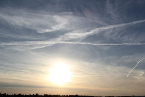 sunset sky clouds