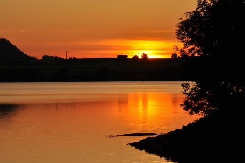 sunset sunrise afterglow