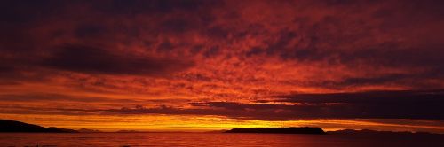 sunset plimmerton nz