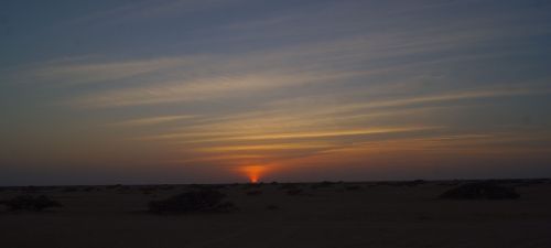 sunset arabian middle east