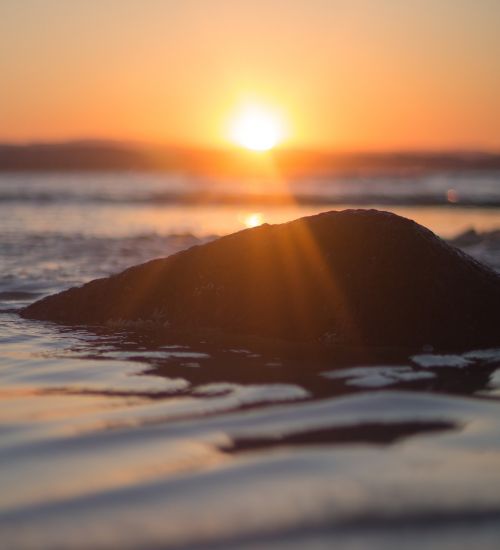 sunset ocean australia