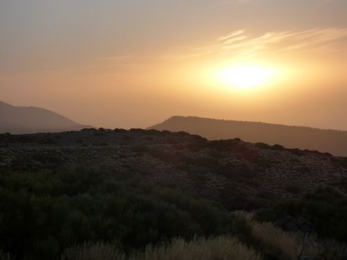 sunset teide tennerifa