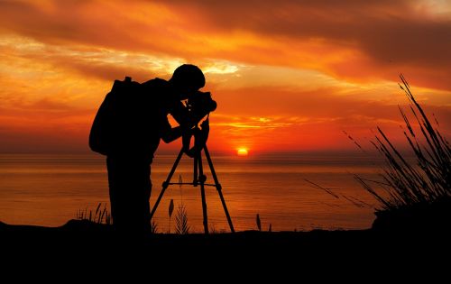 sunset photographer camera