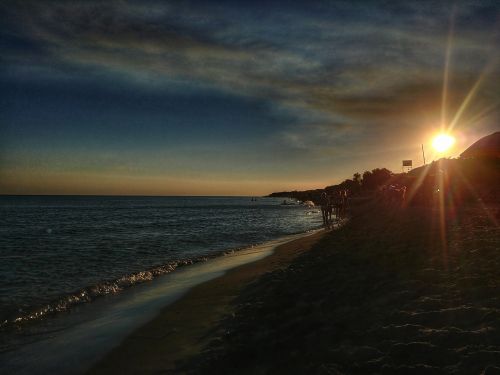 sunset hdr puglia