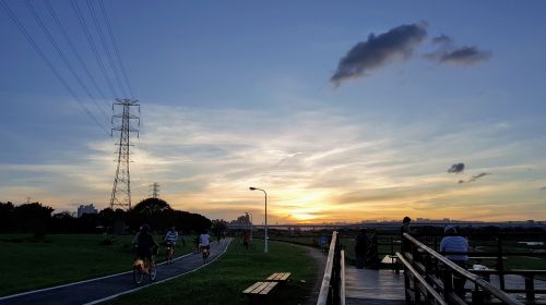 sunset sky landscape