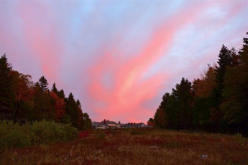 sunset sky clouds