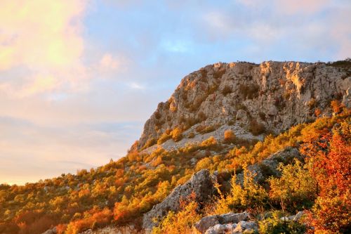 sunset mountain landscape