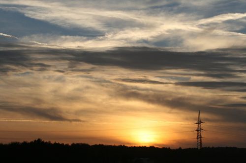 sunset sky thailand