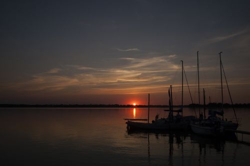 sunset monolithic part of the waters the dawn family