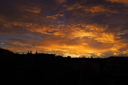 sunset panoramic dawn