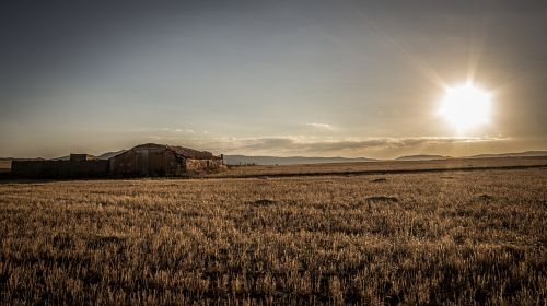 sunset dawn landscape