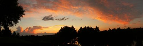 sunset the dawn family panoramic