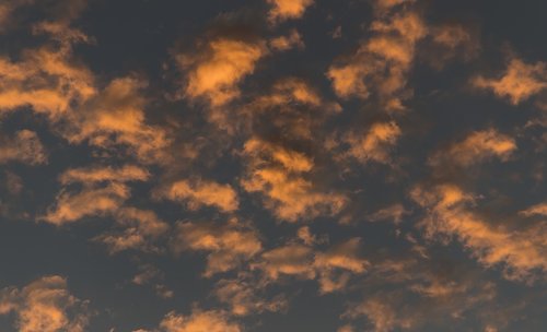 sunset  sky  clouds