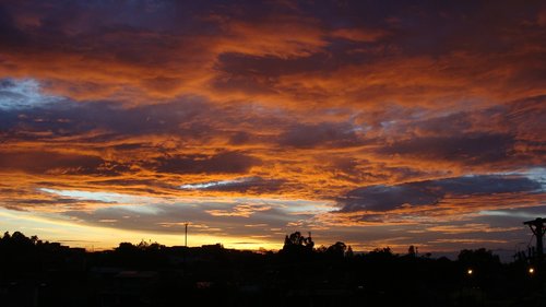 sunset  dawn  panoramic