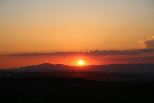 sunset  dawn  solar