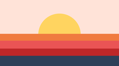 sunset  backdrop  red