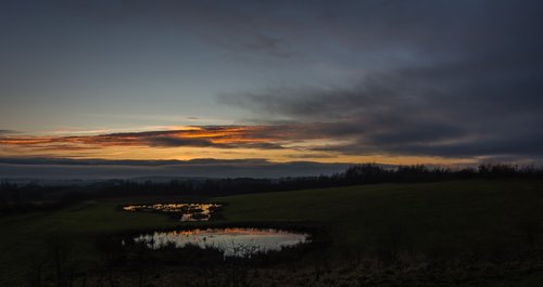 sunset  sky  landscape