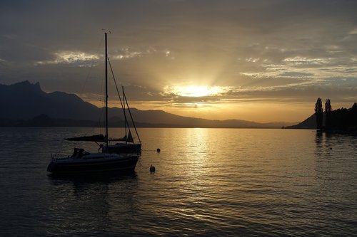 sunset  light  evening