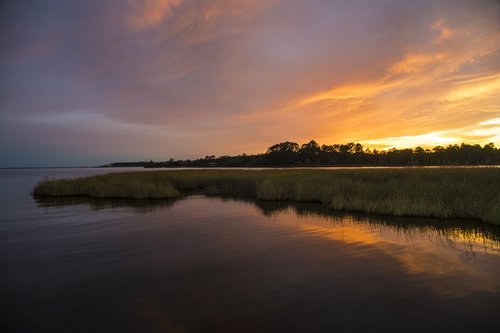sunset  bayou  florida