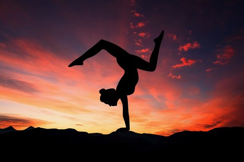 sunset  yoga  lifestyle