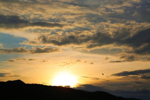 sunset  nature  sky