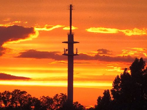 sunset abendstimmung clouds