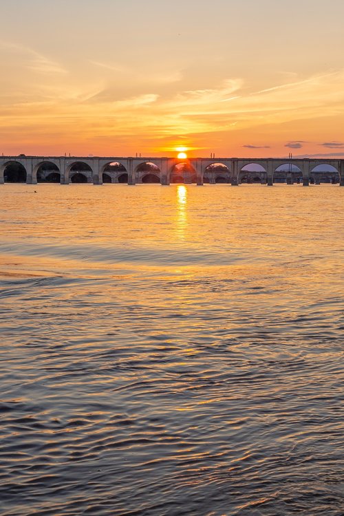sunset  river  susquehanna