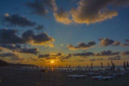 sunset  clouds  sky