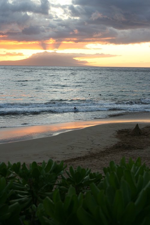 sunset  hawaii  island