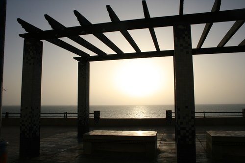 sunset  dakhla  shadow