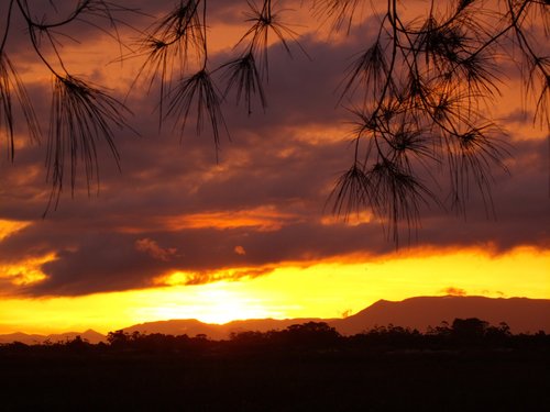 sunset  lawn  serra gaucha
