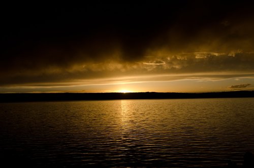 sunset  lake  jenny lake