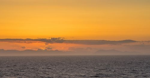 sunset ocean canada