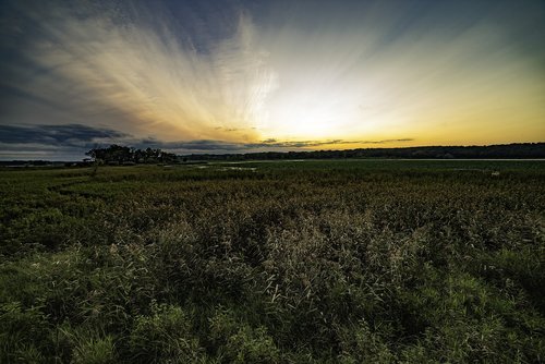 sunset  sky  dramatic