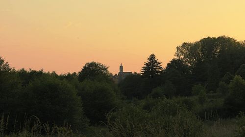 sunset france evening