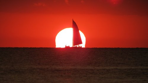 sunset  adriatic sea  istria