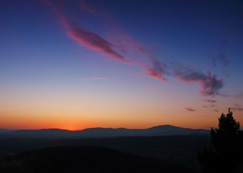 sunset sky clouds