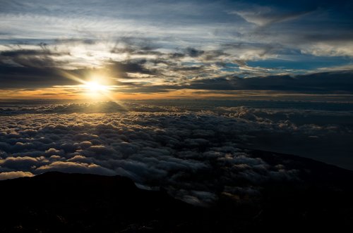 sunset  clouds  sky