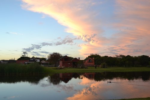 sunset  uruguay  landscape