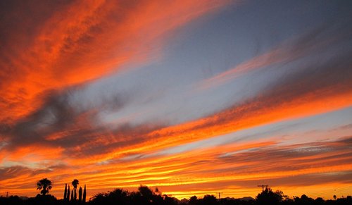sunset  sky  desert