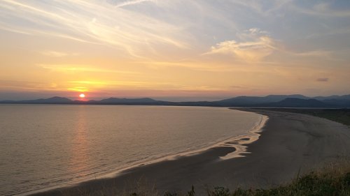 sunset  wales  llanfair