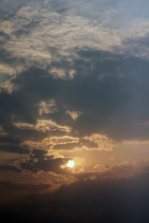 sunset clouds cloudscape