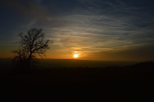 sunset  sundown  landscape