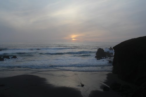 sunset  beach  ocean