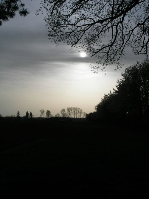 sunset abendstimmung sky