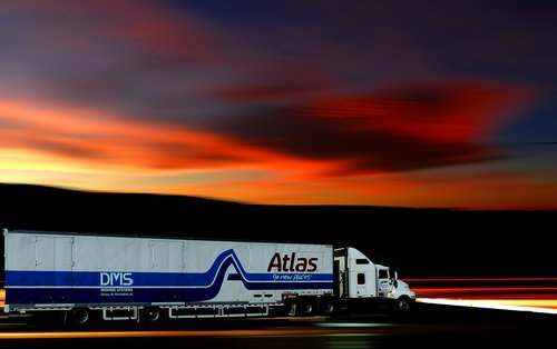 sunset  truck american  vehicle
