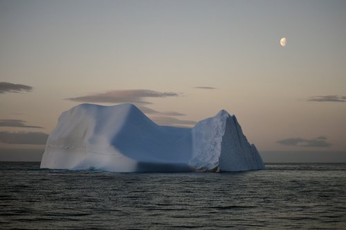 sunset  ice  iceberg