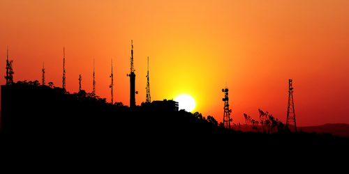 sunset  tower  communication