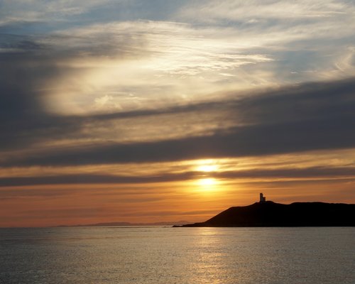 sunset  alaska  landscape